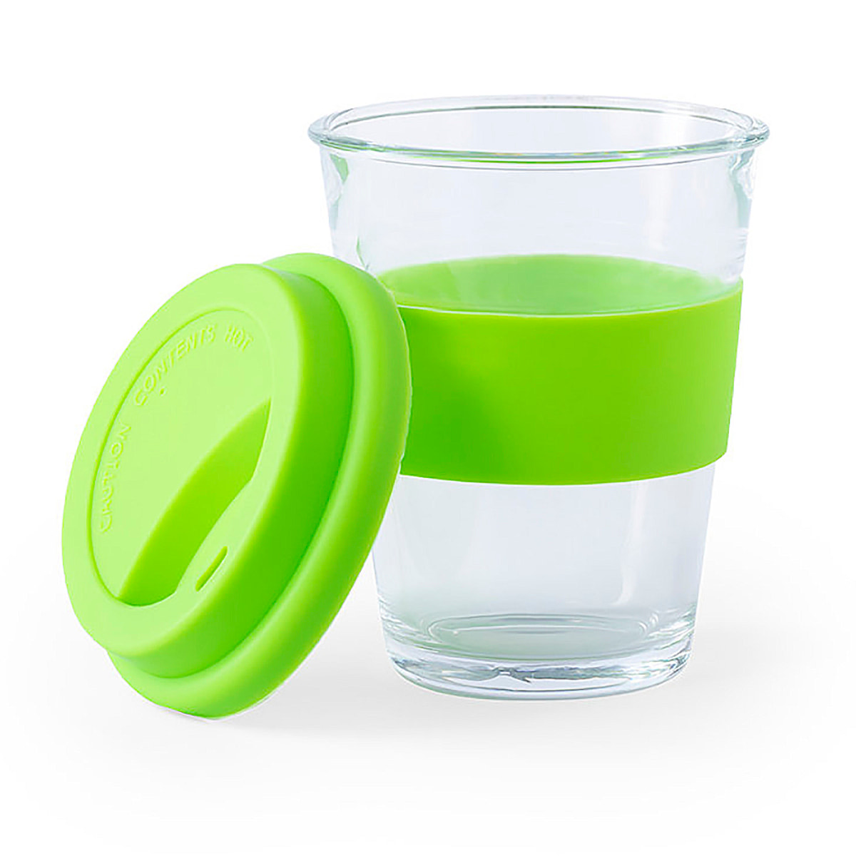 Bicchiere in vetro e silicone 350 ml