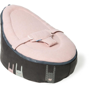 Transat bébé BABYMOOV doomoo Nid Rabbit Pink