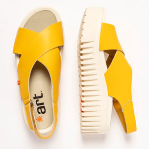 Sandalia de cuña 1574 NAPPA YELLOW/BRIGHTON color Yellow