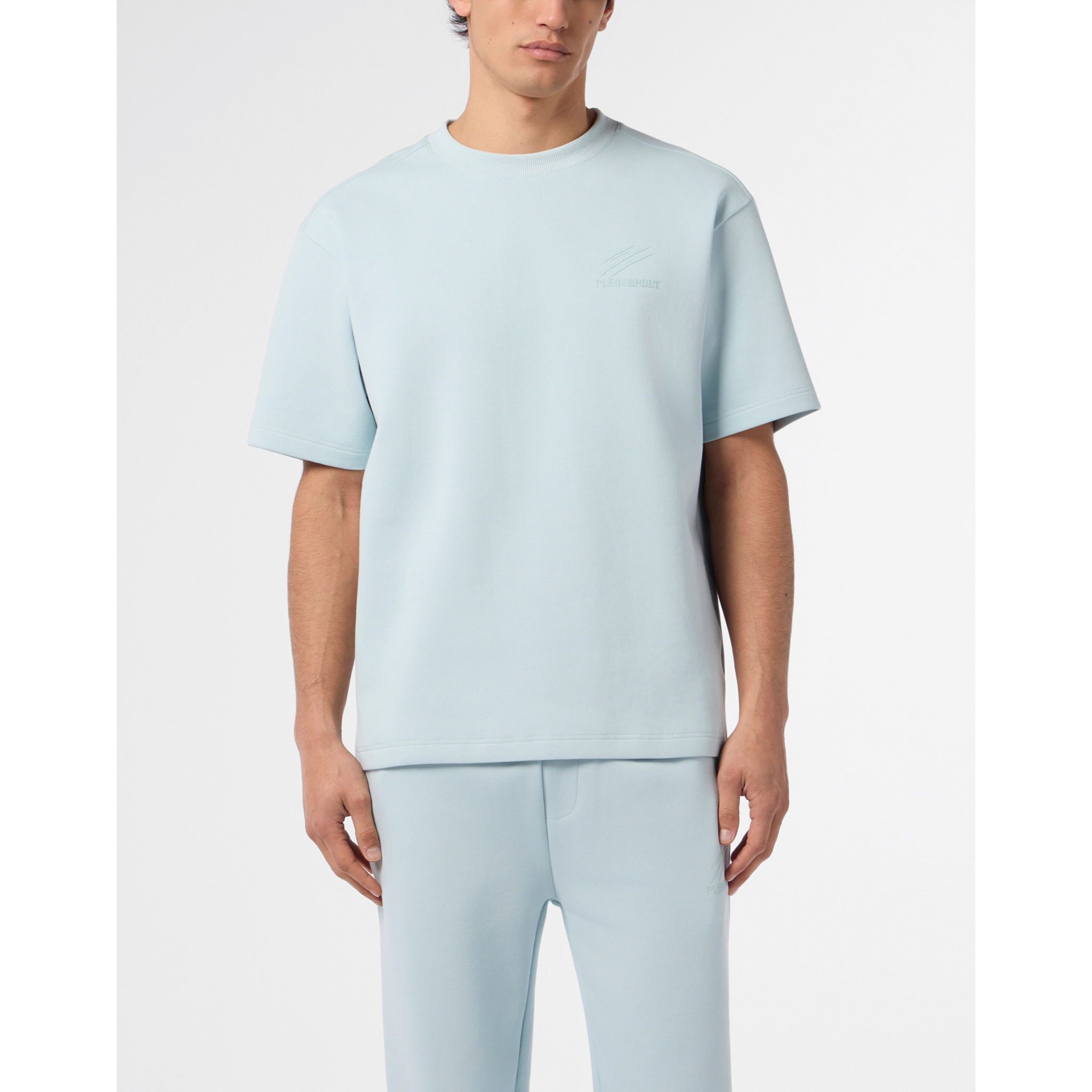 PLEIN SPORT Pique Round Neck T-Shirt Icon