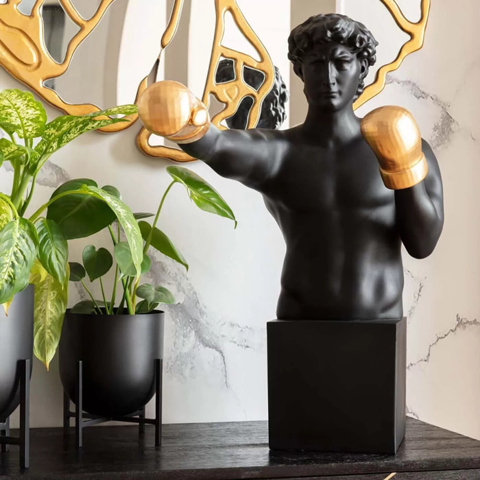 Déco boxeur 40cm noir Kare Design
