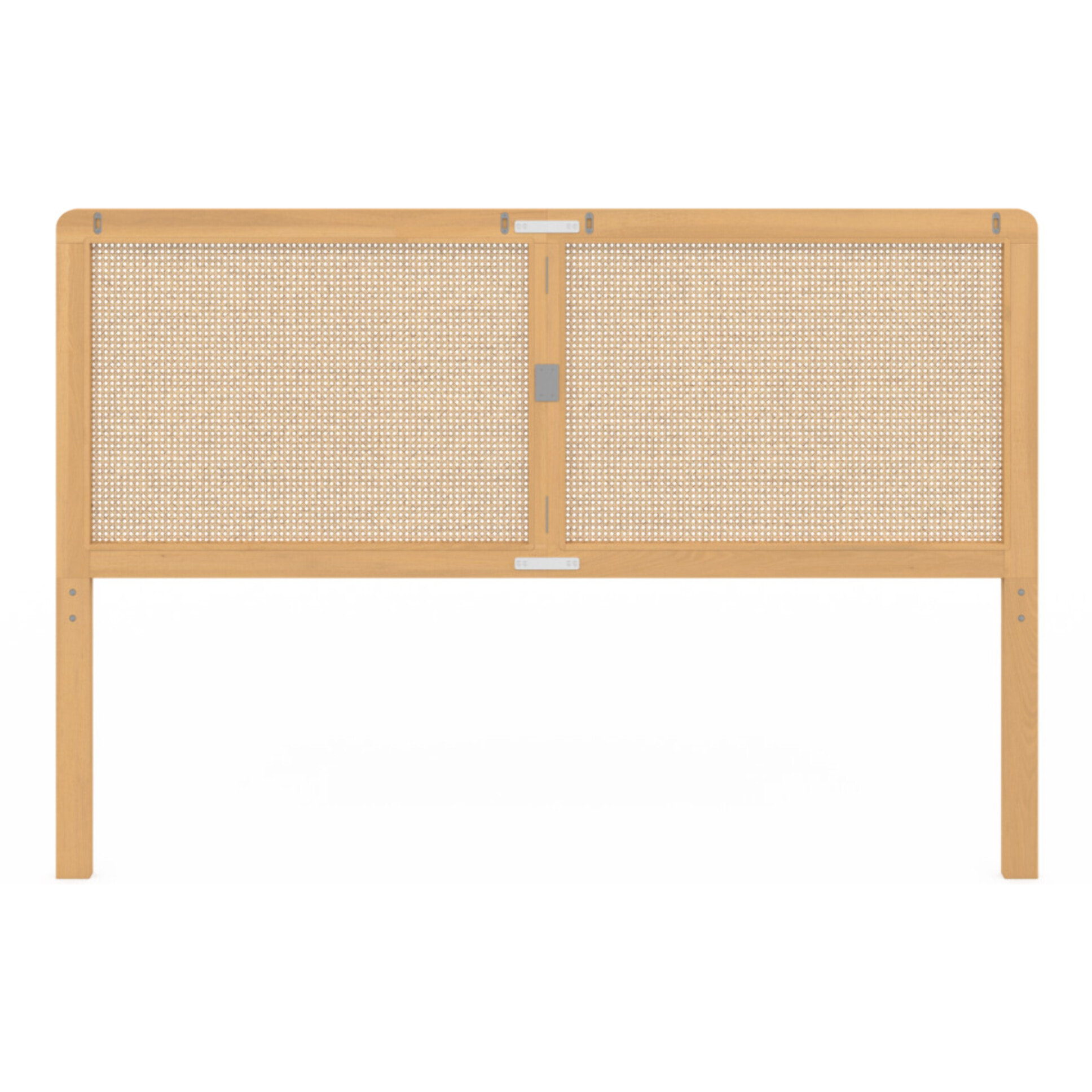 Tête de lit sur pieds Eve en cannage 160cm