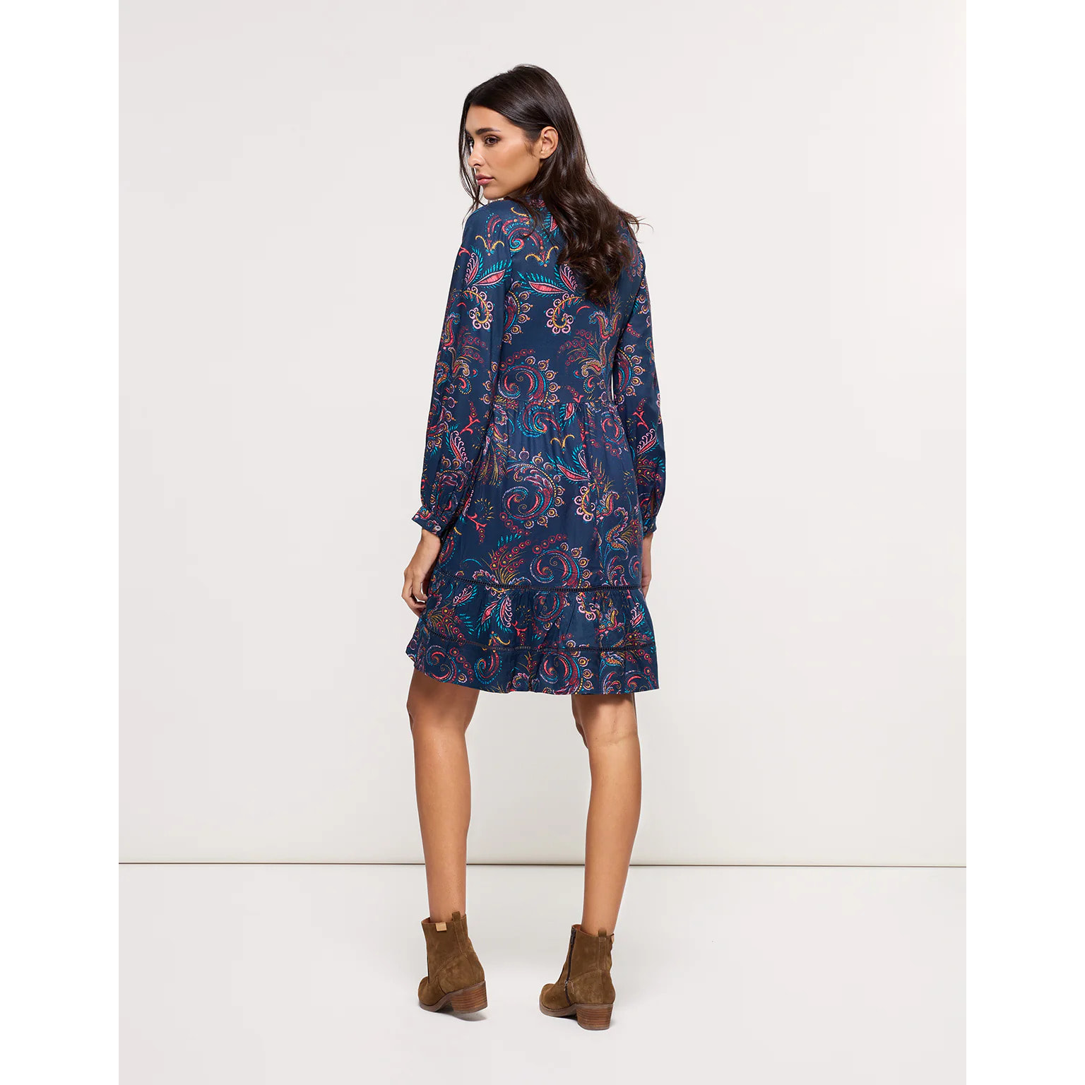 Vestido corto Azul Marino - Heridress