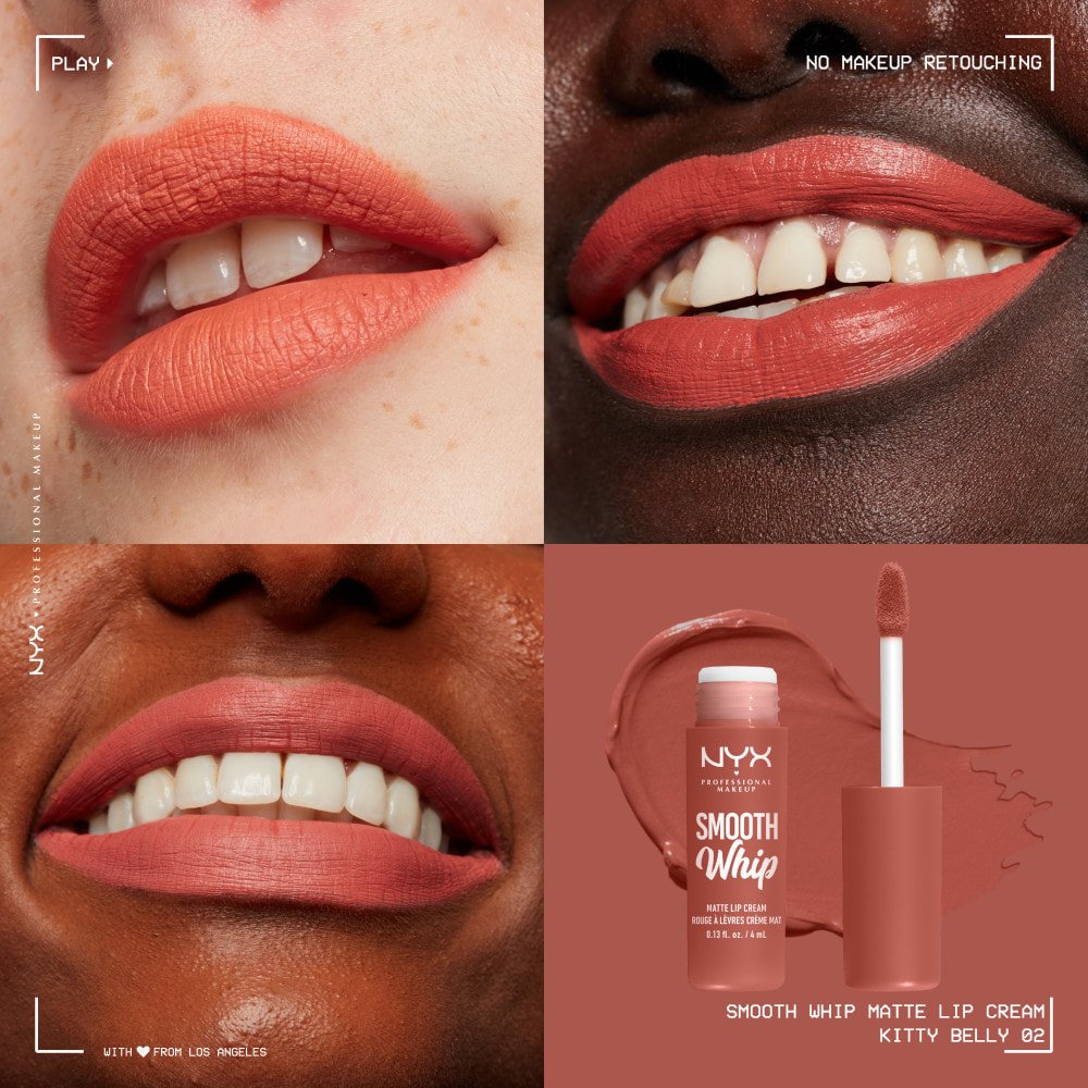 NYX Professional Makeup SMOOTH WHIP Rouge à lèvres KITTY BELLY