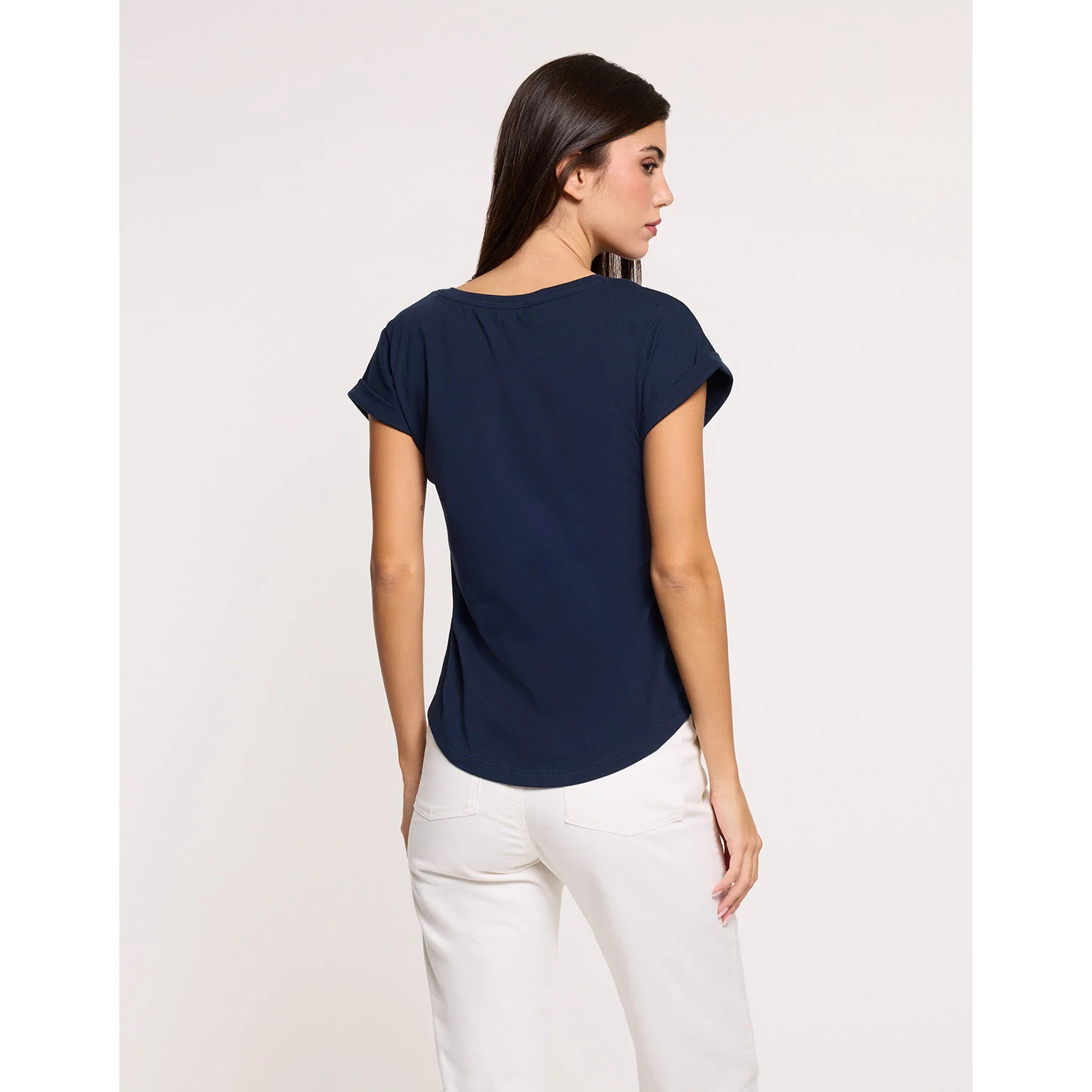 Camiseta Manga Corta Azul Marino - Bretonne