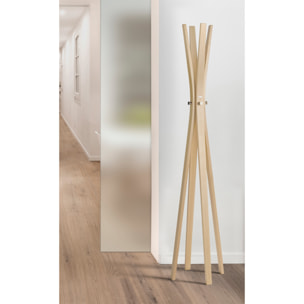 Perchero Naturaleza madera haya roble 182x42x42 cm