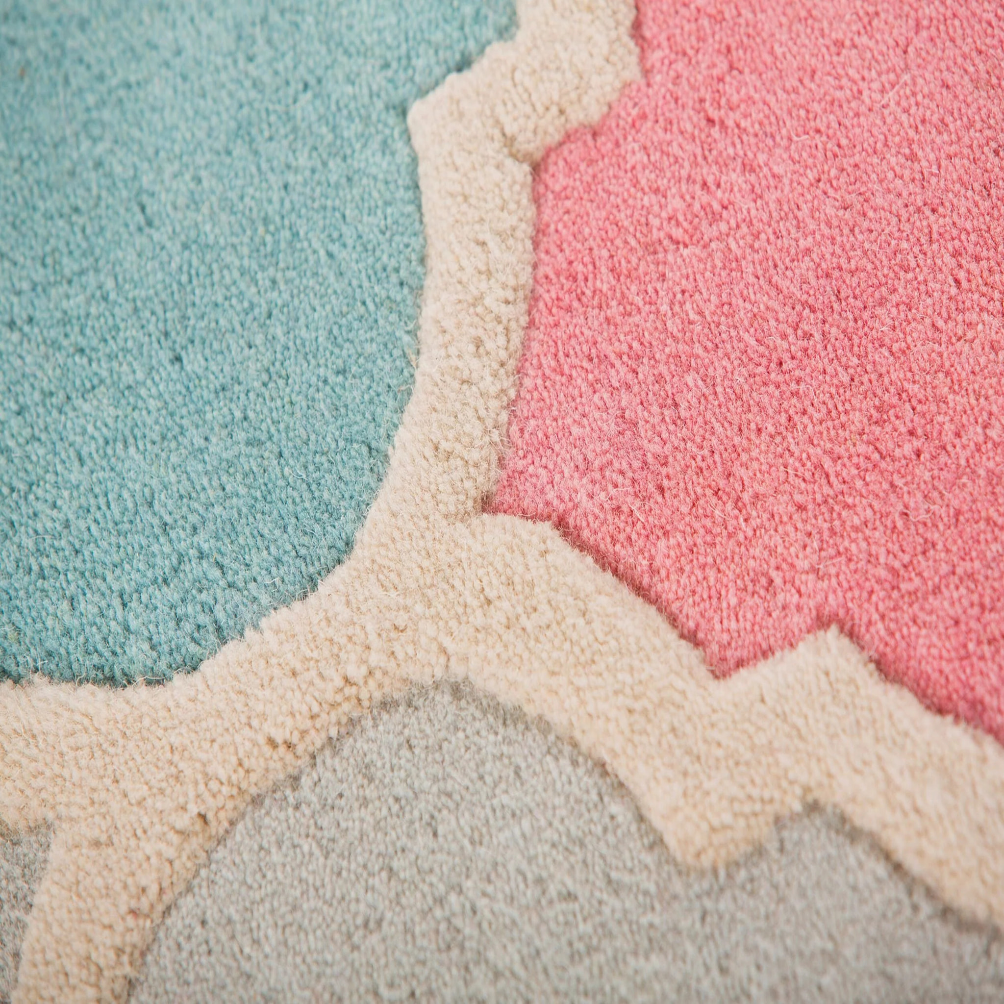 Tapis ROSELLA Rose/Bleu