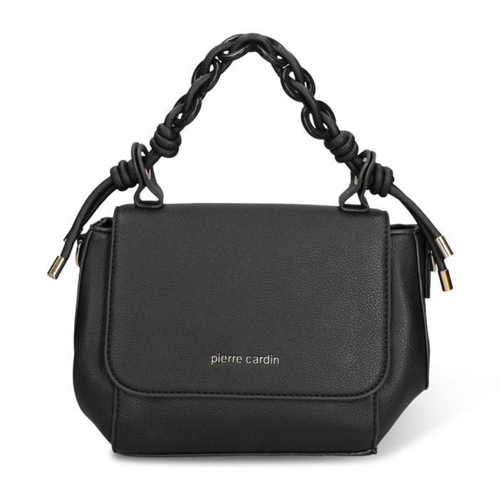 Borsa a mano da donna - Modello Celeste Chic - Pelle vegana PU - 25.0 x 15.0 x 11.0 cm