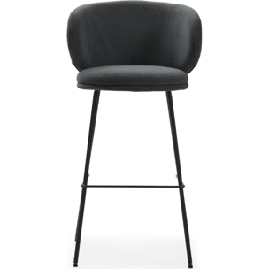 Lot de 2 tabourets en tissu - COCOON