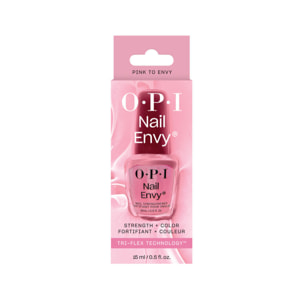 Duo Infinite Shine - Base et Top Coat Duo Pack - 30ml Nail Envy Pink to Envy - Fortifiant coloré pour ongles fragiles et endom
