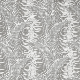 Tissu imprimé aux motifs de palmes - Gris clair