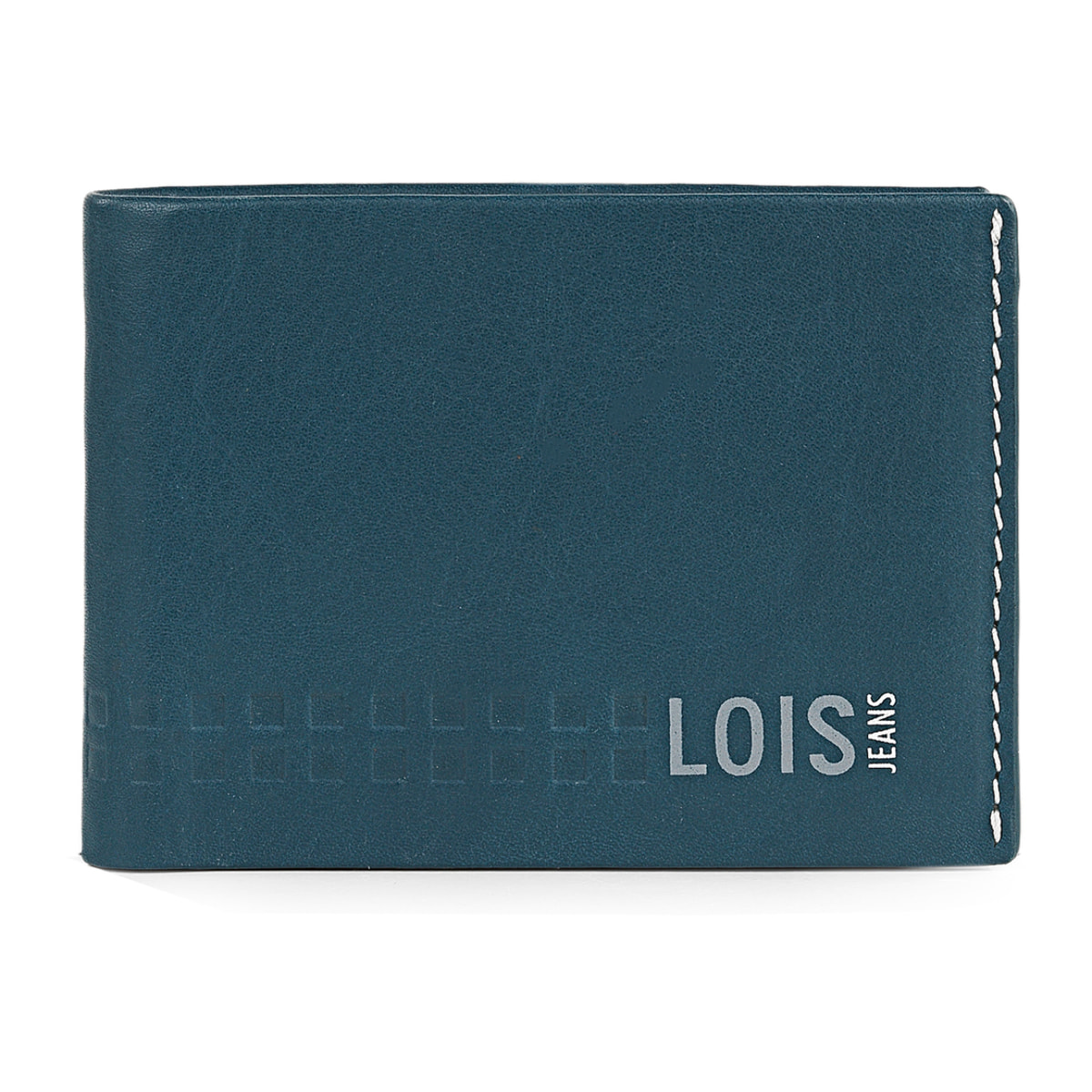 Cartera Hombre Piel Lois Temple Azul-Gris