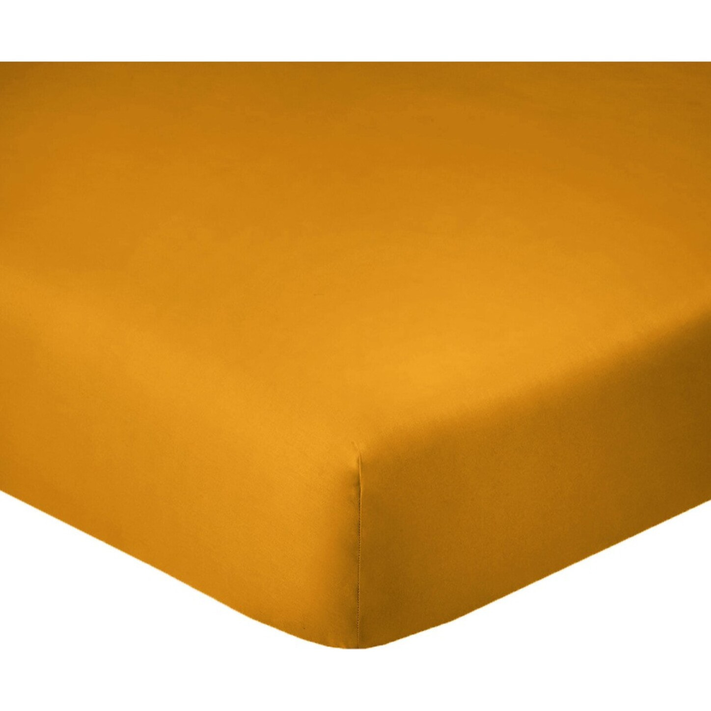 Drap Housse - Bonnet 35cm 100% Coton 57fils Safran