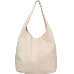 Borsa a mano da donna Made in Italy - Modello Valeria Chic - 100% pelle - 40.0 x 35.0 x 15.0 cm