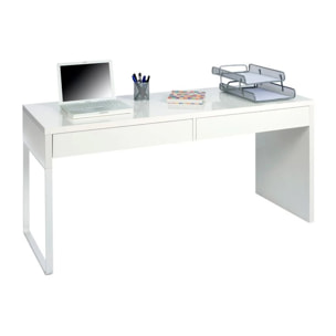 Mesa de ordenador Touch Blanco Artik (Blanco Mate)