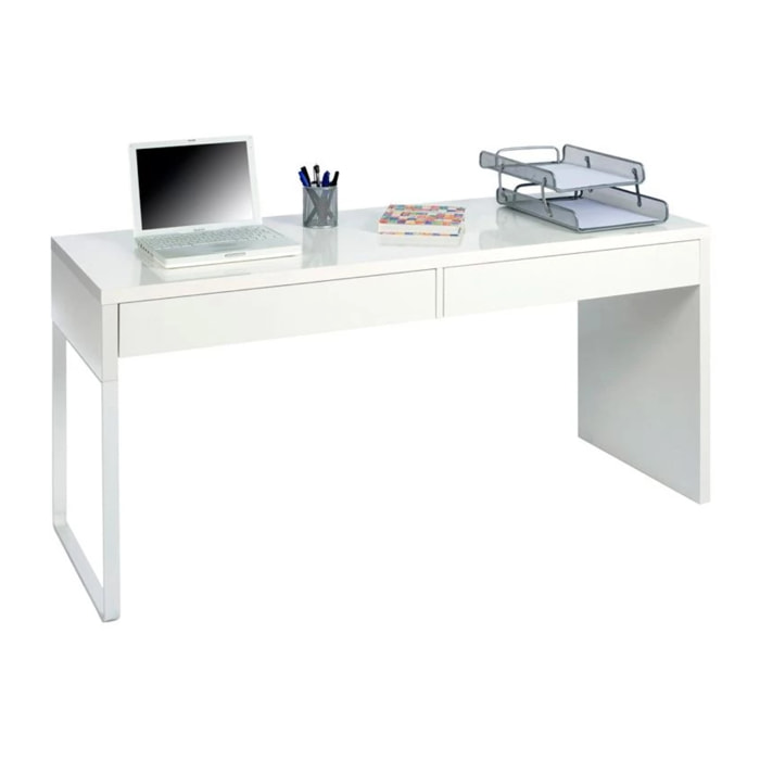 Mesa de ordenador Touch Blanco Artik (Blanco Mate)