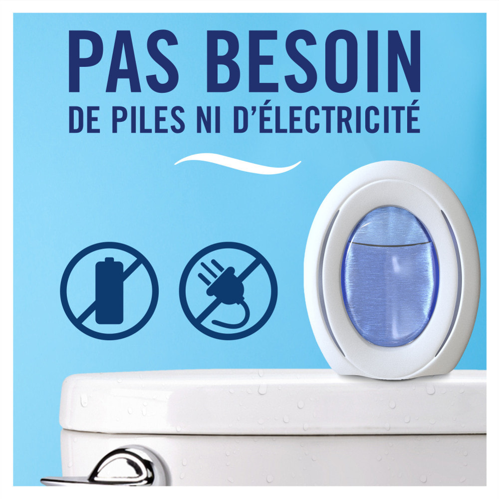 8 Desodorisants en Continu Pureté de Coton, Febreze Petit Coin