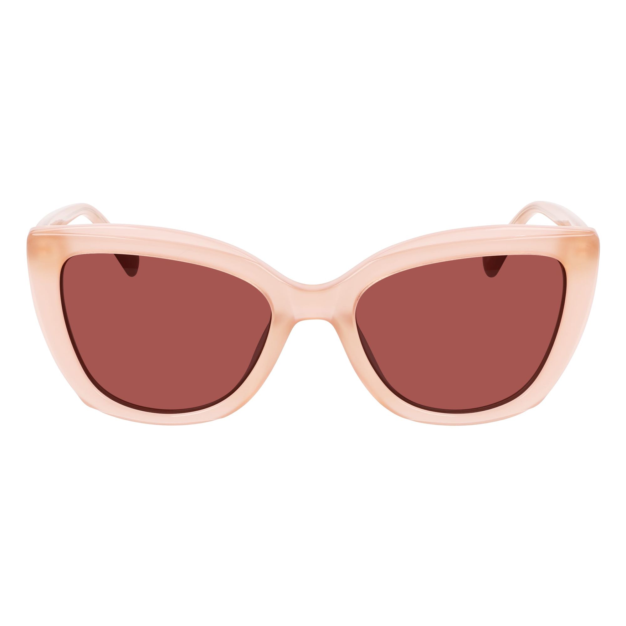 Jimmy Choo - lunettes de soleil - rose - Couleur des verres : rouge - indice solaire : protection UV