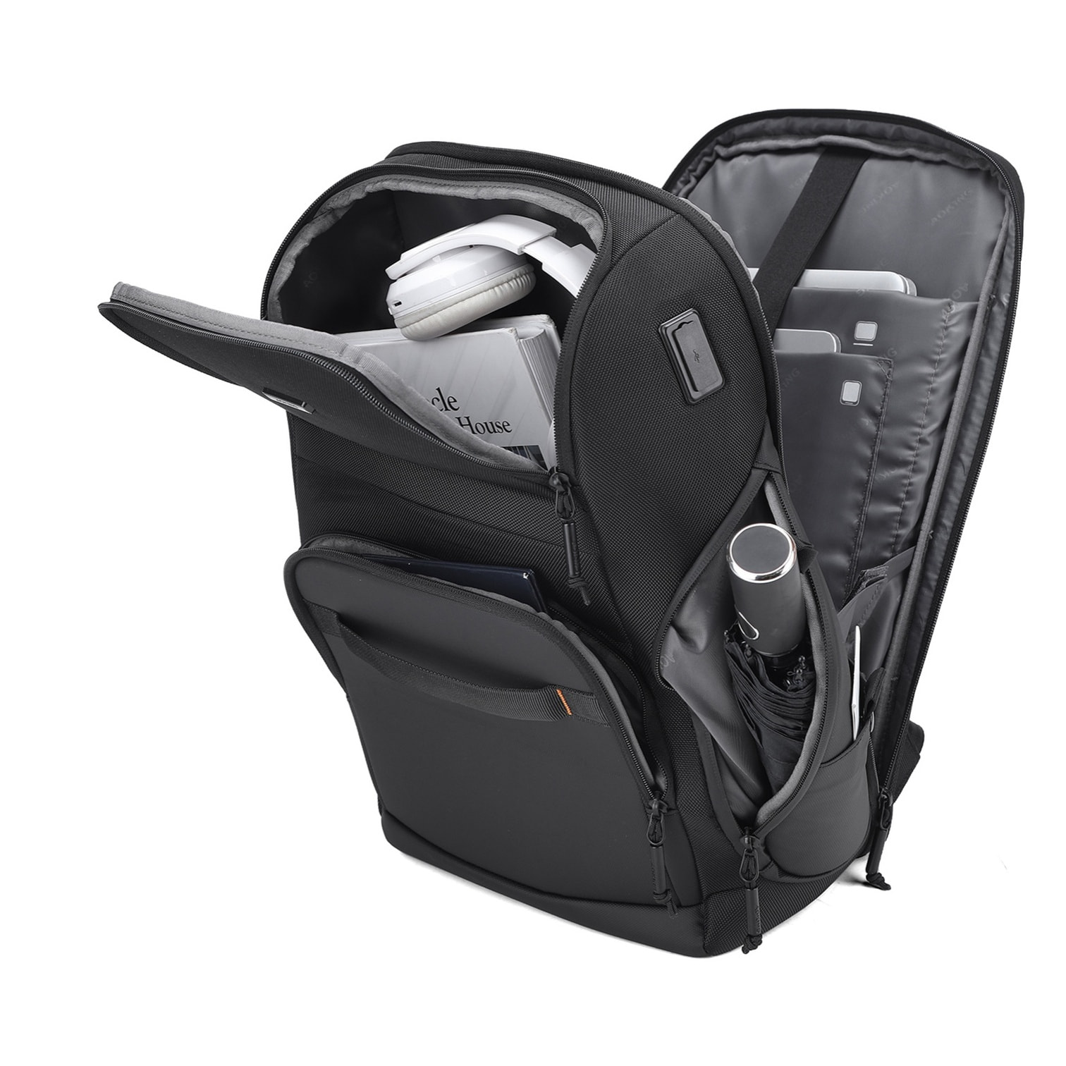 Zaino uomo Aetherius - Poliestere - Casual - Con Zip - 29.0 x 47.0 x 19.0 cm