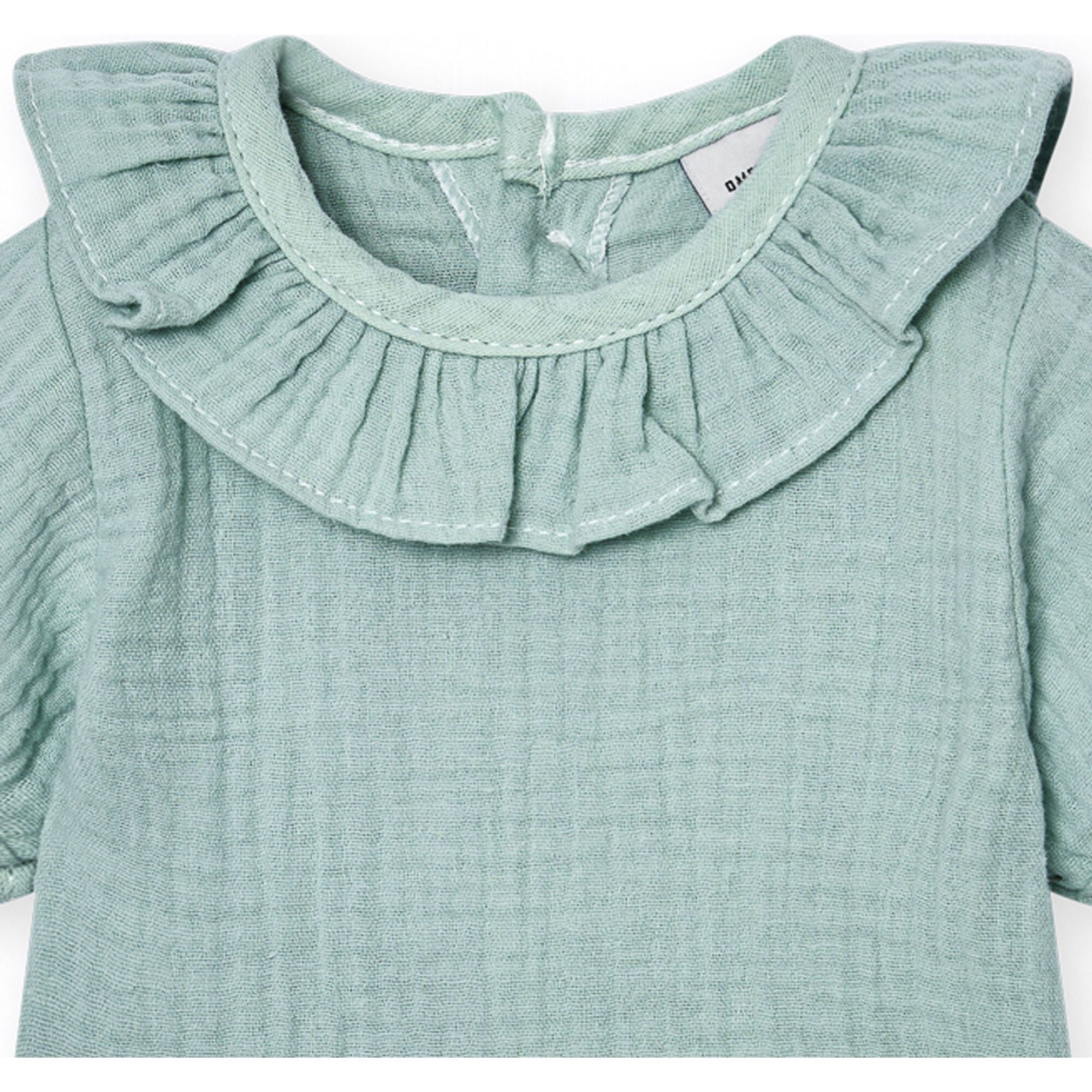 Body bebé manga corta cuello bambula