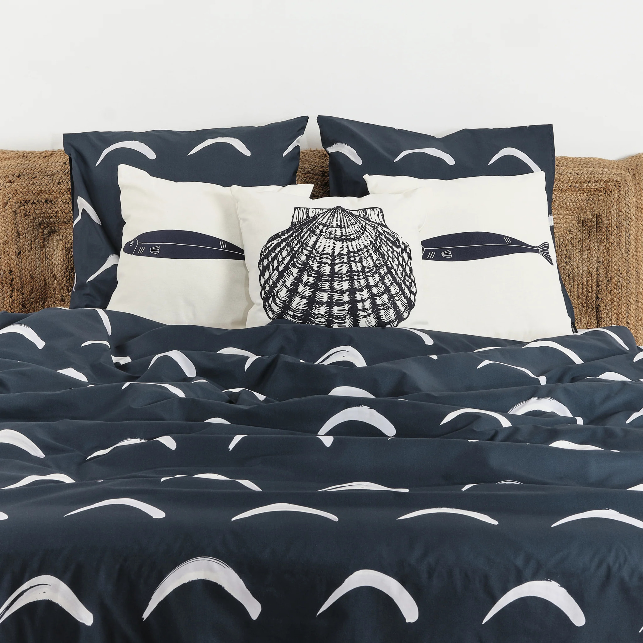 Housse de couette Calella Bleu 80 fils