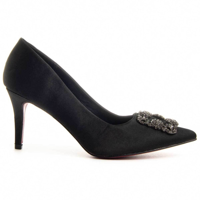 Zapatos de Tacón - Negro - Altura: 8 cm