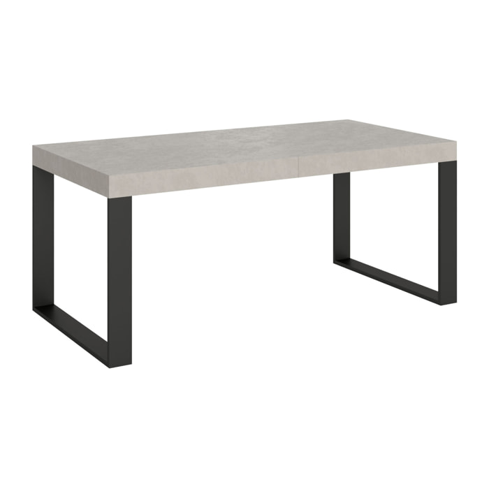 Tavolo allungabile 90x200/304cm Tecno cashmere gambe antracite