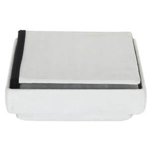 Coffre Pouf Pliable Compatible Brique Gris