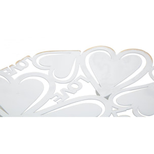 SVUOTATASCHE WHITE HEART CHARME1921 BICOLORE