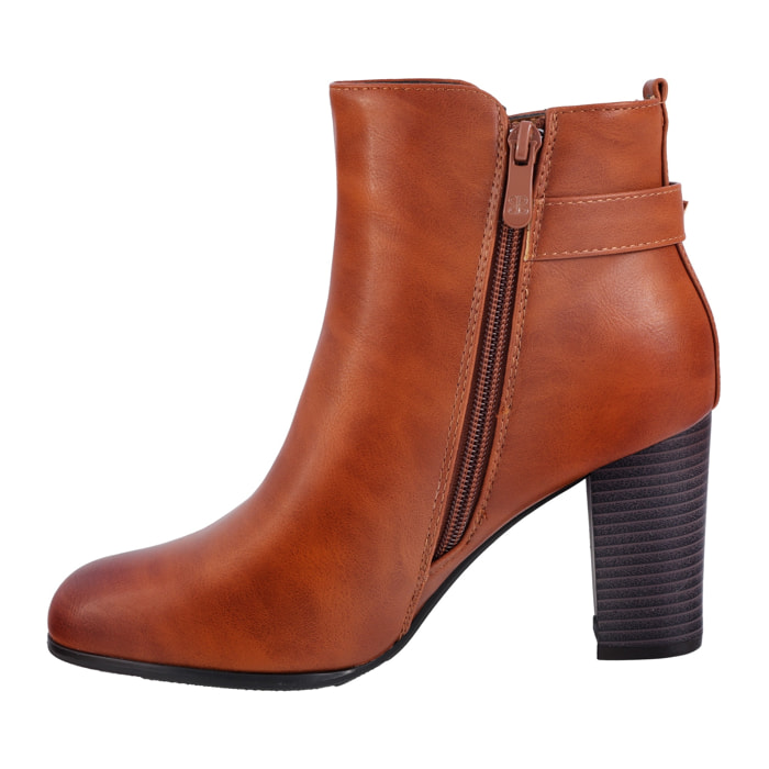 Tronchetti in simil pelle con fibbia laterale