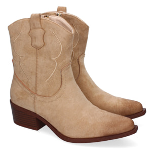 Botines de Mujer Estilo Vaquero, Diseño Elegante y Confortable