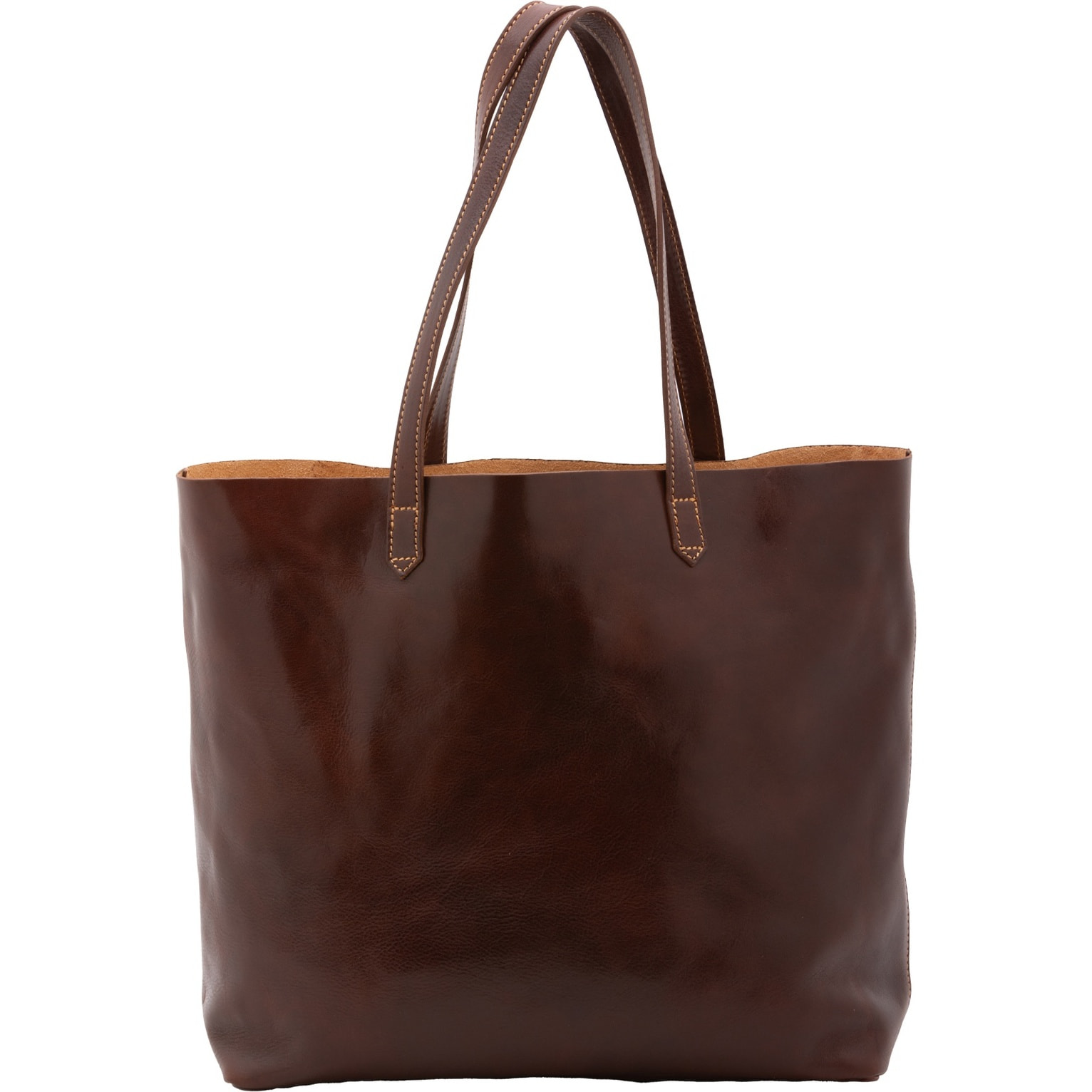 Borsa a mano da donna - Modello False - 100% pelle di vacchetta - 35.0 x 45.0 x 11.0 cm