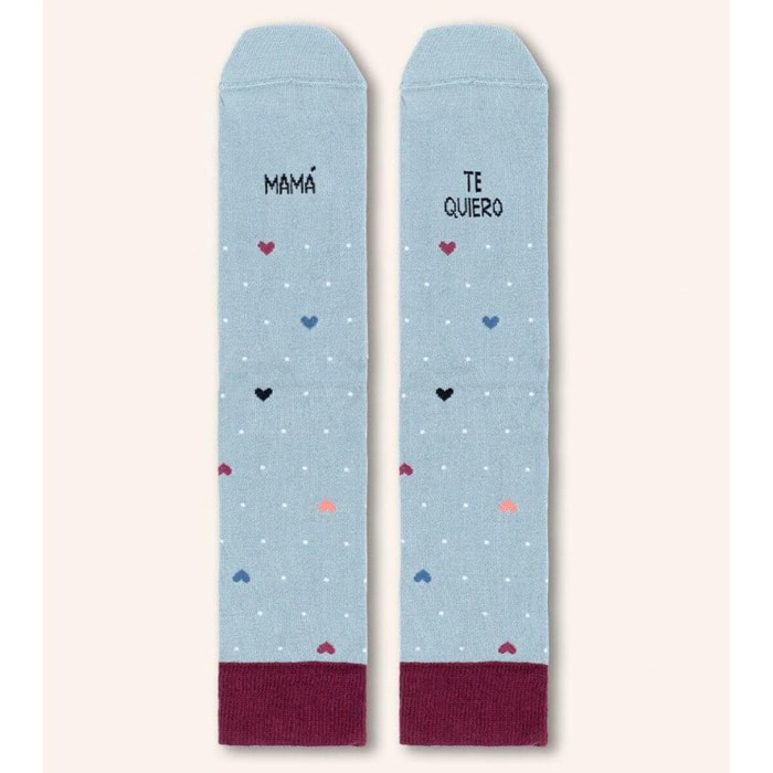 Calcetines "Mamá, te quiero" Corazones