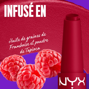 NYX Professional Makeup Fat Matte Rouge à Lèvres Mat Crémeux Scarlet Snuggles