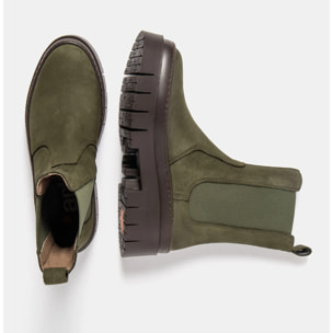 Botines 1954 NOBUCK KAKI/AMBERES color Kaki