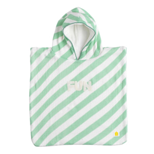 Poncho de bain bébé en coton
