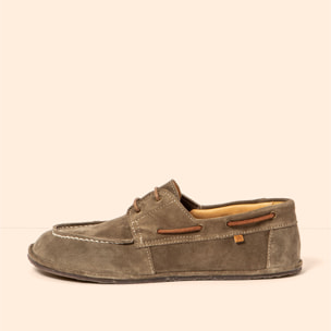Zapatos N5675 SILK SUEDE LAND/ BARE color Land