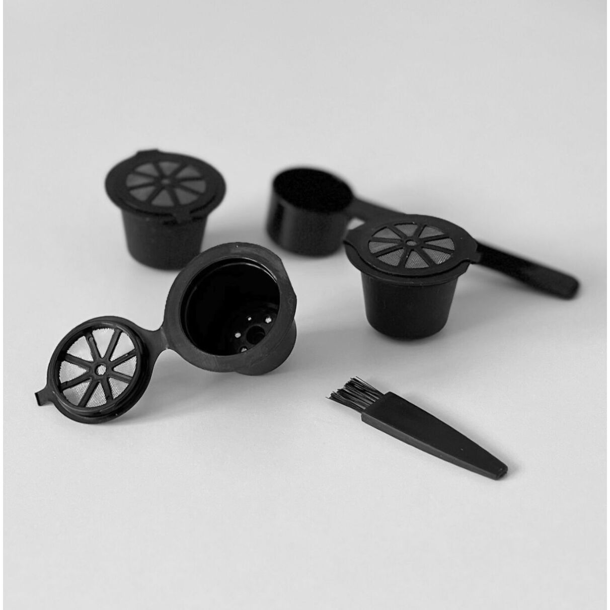 Ensemble de 2 Set de 3 capsules Nespresso réemployables Fackelmann Petit Déjeuner