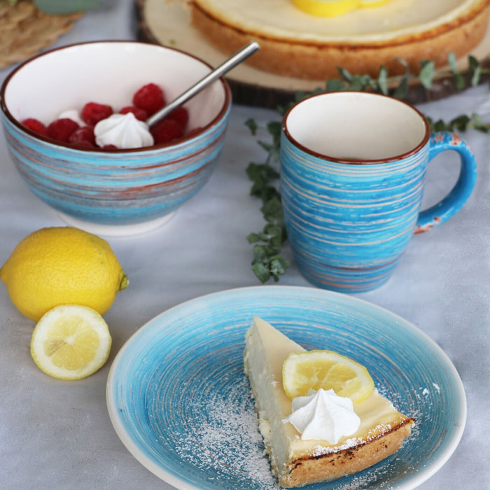 Mugs Swirl Blue set de 4 Kare Design