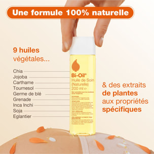 Huile Nourrissante - Huile de Soin Naturelle Vergetures Cicatrices Peau Sèche et Teint Irrégulier 200ml