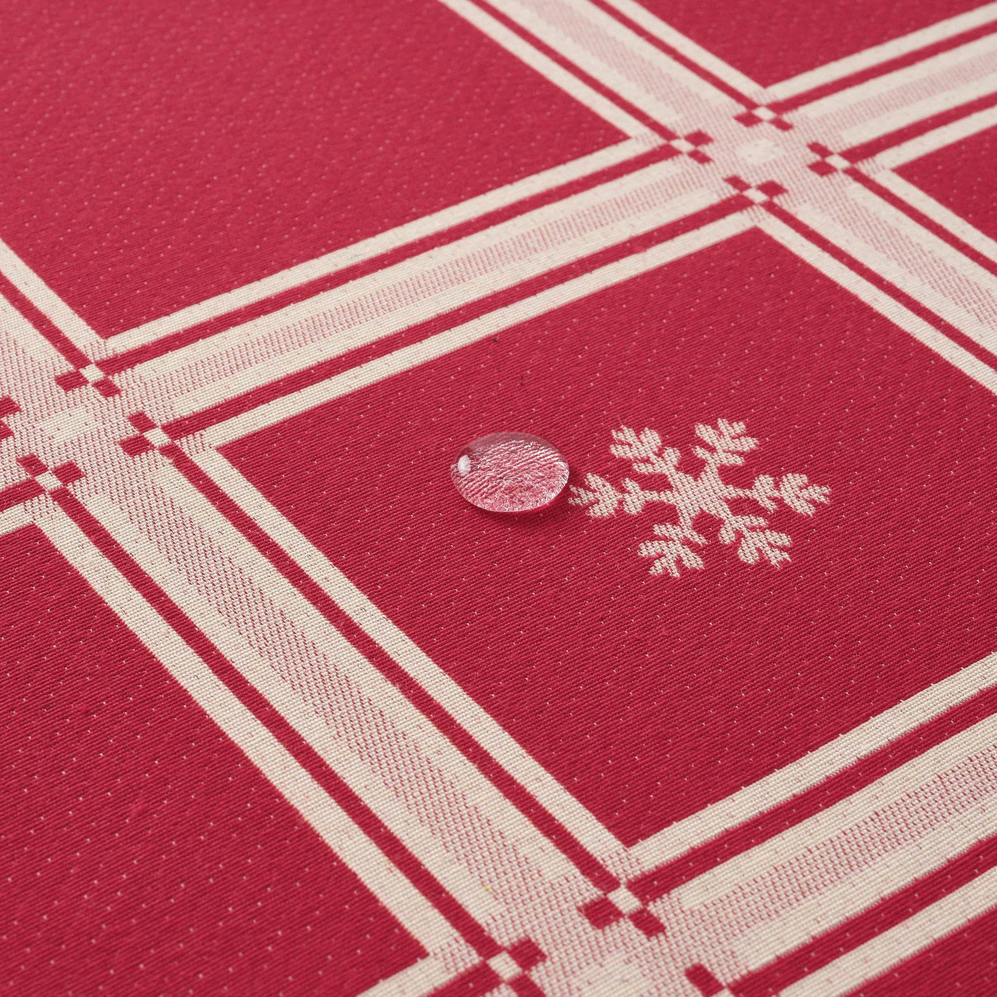 Nappe anti-taches réversible jacquard 33742E