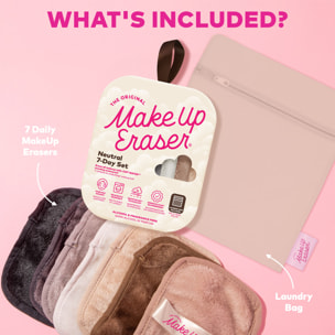 Warm Neutrals 7-Day Set - Coffret Serviette Démaquillante Réutilisable x7