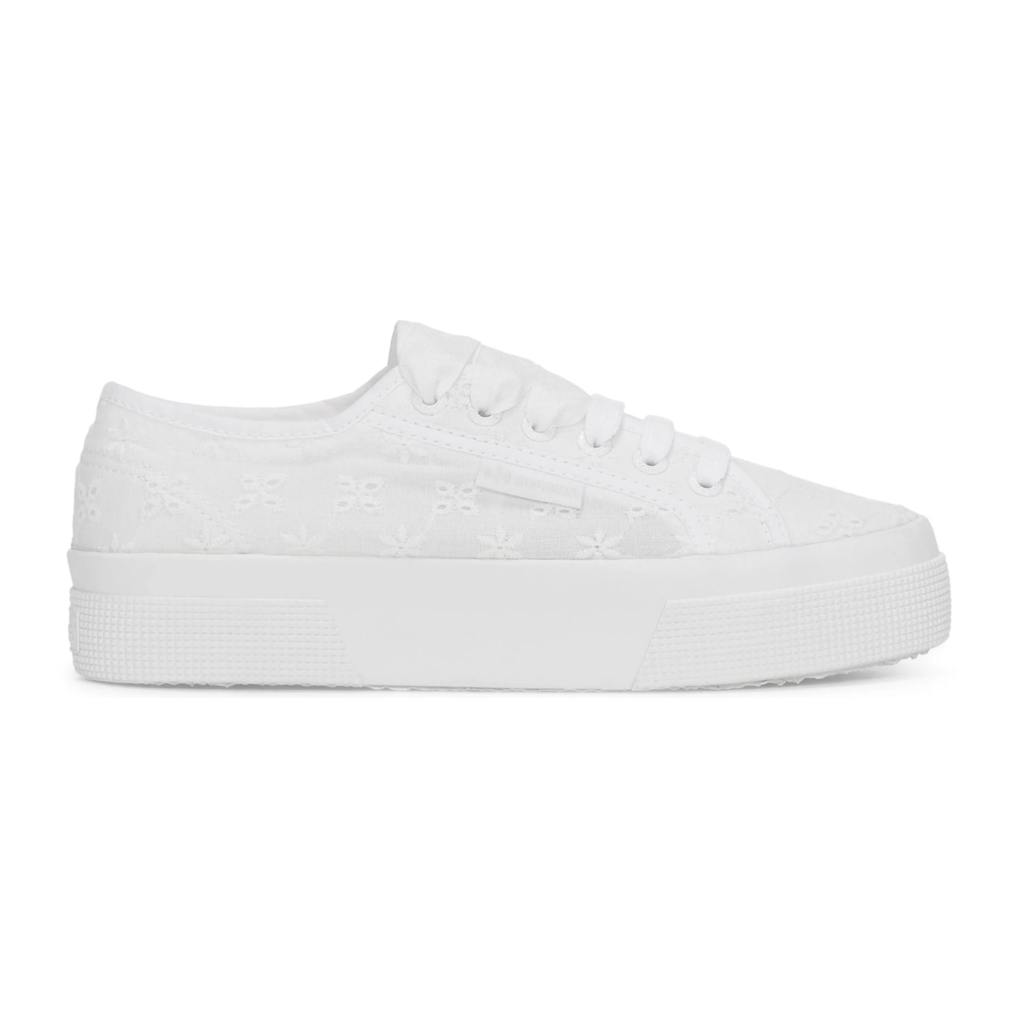Superga - Scarpe da donna Donna Bianco - 2740 FLOWER SANGALLO