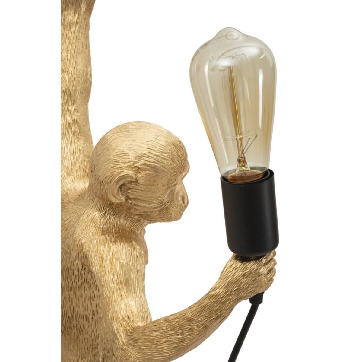 LAMPADA DA MURO MONKEY ORO CM 32X32X64
