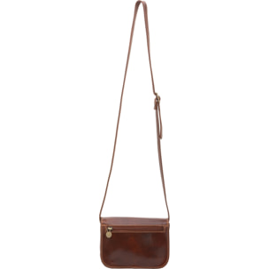 Borsa a tracolla da donna - Modello False - Vera pelle - 19.0 x 13.0 x 9.5 cm