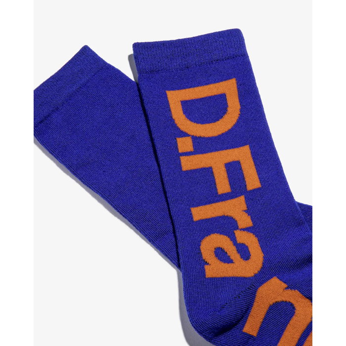 Calcetines DF Socks Azul / Naranja D.Franklin