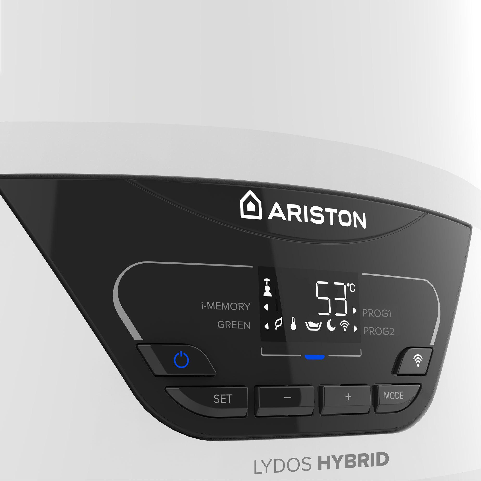 Scaldabagno Elettrico Pompa di Calore Lydos Hybrid WiFi 100 L Classe A Ariston