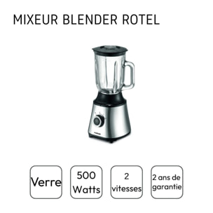 Robot mixeur blender 1,5 litres Rotel