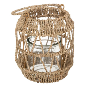 Lanterne rotin H18cm