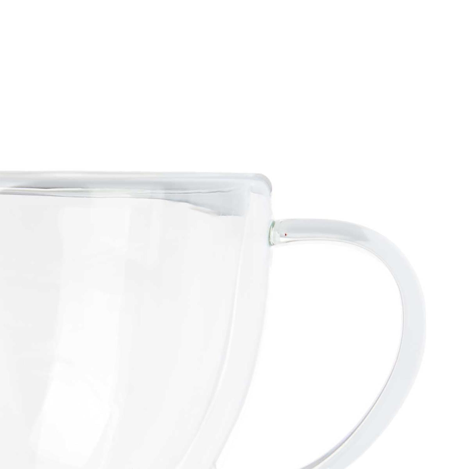 PACK 6 TAZAS CAFE BOROSILICATO dobnle pared 140 ML